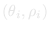 (&theta;, &rho;)