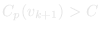 C_p(v_{k+1}) > C