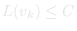 L(v_k) ≤ C