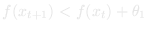 f(x&prime;) < f(x) + &theta;
